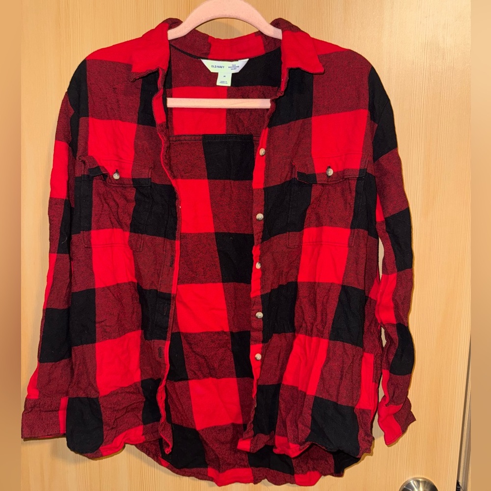 Old Navy Checkered Button-Up Shirt